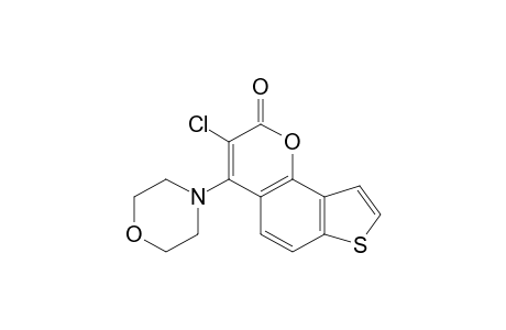 3-chloro-4-morpholine-2H-thieno[2,3-h][1]benzopyran-2-one