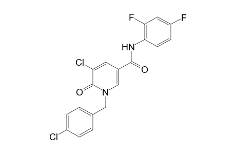 5-CHLORO-1-(p-CHLOROBENZYL)-2',4'-DIFLUORO-1,6-DIHYDRO-6-OXO-NICOTINANILIDE