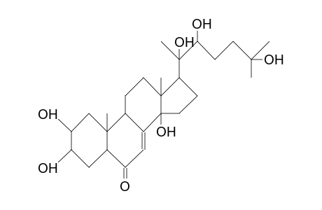 (20R,22R)-2b,3b,14,20,22,25-Hexahydroxy-5b-cholest-7-en-6-one