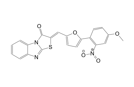 (2Z)-2-{[5-(4-methoxy-2-nitrophenyl)-2-furyl]methylene}[1,3]thiazolo[3,2-a]benzimidazol-3(2H)-one