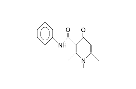 3-Pyridinecarboxamide, 1,4-dihydro-1,2,6-trimethyl-4-oxo-N-phenyl-