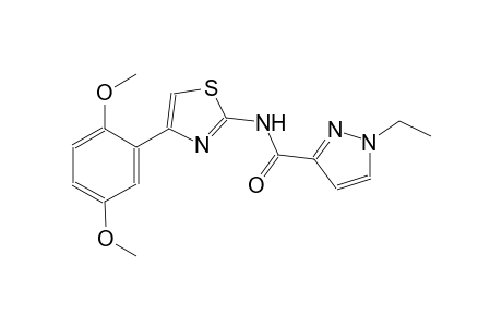 N-[4-(2,5-dimethoxyphenyl)-1,3-thiazol-2-yl]-1-ethyl-1H-pyrazole-3-carboxamide