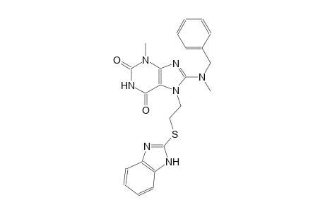 7-[2-(1H-benzimidazol-2-ylsulfanyl)ethyl]-8-[benzyl(methyl)amino]-3-methyl-3,7-dihydro-1H-purine-2,6-dione