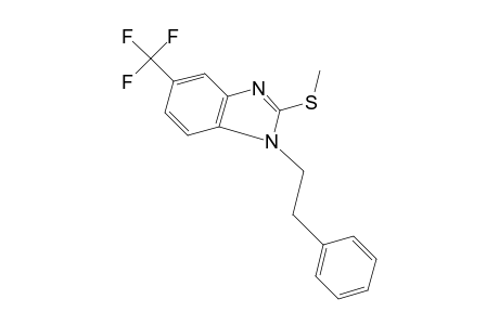 2-(methylthio)-1-phenethyl-5-(trifluoromethyl)benzimidazole