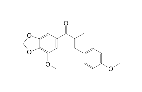 1-(7-Methoxy-2H-1,3-benzodioxol-5-yl)-3-(4-methoxyphenyl)-2-methylprop-2-en-1-one