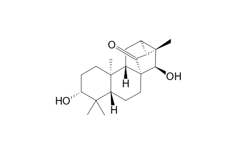 3.alpha.,15.beta.-dihydroxy-trachyloban-14-one