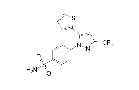 p-[5-(2-thienyl)-3-(trifluoromethyl)pyrazol-1-yl]benzenesulfonamide