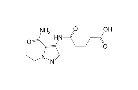 pentanoic acid, 5-[[5-(aminocarbonyl)-1-ethyl-1H-pyrazol-4-yl]amino]-5-oxo-