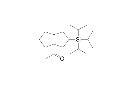 1-Acetyl-3-triisopropylsilylbicyclo[3.3.0]octane