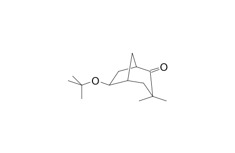 BICYCLO[3.2.1]OCTAN-2-ONE, 6-(1,1-DIMETHYLETHOXY)-3,3-DIMETHYL-