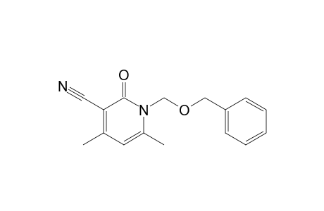 1-BENZYLOXYMETHYL-4,6-DIMETHYL-2-OXO-1,2-DIHYDROPYRIDINE-3-CARBONITRILE