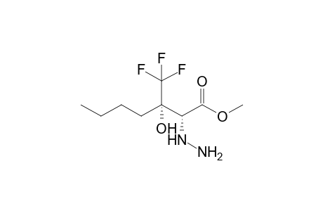 (2R,3S)-Methyl 2-hydrazino-3-hydroxy-3-trifluoromethylheptanoate