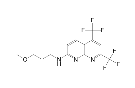 2,4-BIS(TRIFLUOROMETHYL)-7-[(3-METHOXYPROPYL)AMINO]-1,8-NAPHTHYRIDINE