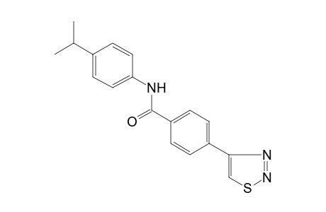 4'-isopropyl-4-(1,2,3-thiadiazol-4-yl)benzanilide