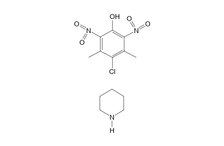 4-chloro-2,6-dinitro-3,5-xylenol, compound with piperidine (1:1)