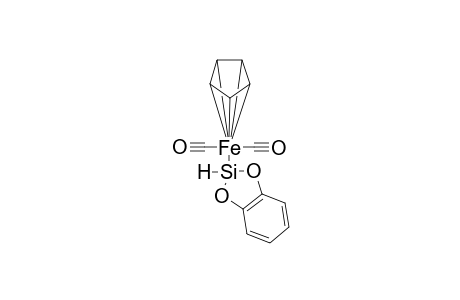 ((.eta.5-Cyclopentadienylironbiscarbonyl)(1,2-phenylenedioxysilyl) complex