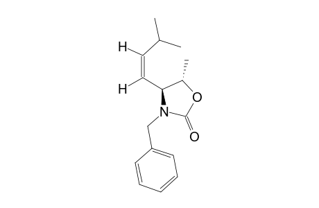 (4S,5S)-(Z)-3-BENZYL-4-(3'-METHYLBUT-1'-ENYL)-5-METHYLOXAZOLIDIN-2-ONE