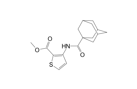 Methyl 3-[(1-adamantylcarbonyl)amino]-2-thiophenecarboxylate