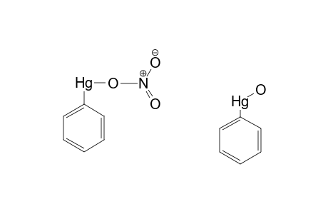 NITRATOPHENYLMERCURY, COMPOUND WITH HYDROXYPHENYLMERCURY (1:1)