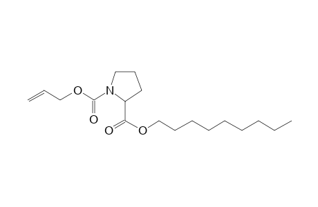 L-Proline, N-allyloxycarbonyl-, nonyl ester