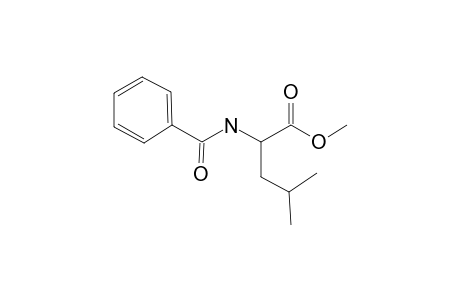 Leucine, N-benzoyl-, methyl ester, l-