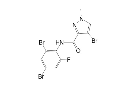 4-bromo-N-(2,4-dibromo-6-fluorophenyl)-1-methyl-1H-pyrazole-3-carboxamide