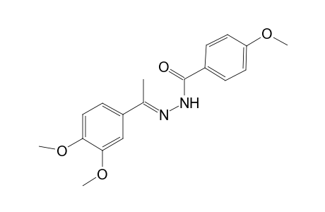 N'-[(E)-1-(3,4-dimethoxyphenyl)ethylidene]-4-methoxybenzohydrazide