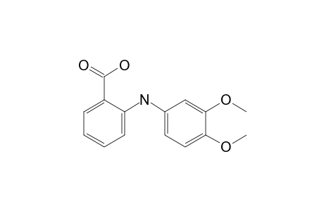 2-(3,4-Dimethoxyanilino)benzoic acid