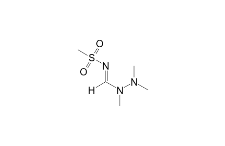 N-(methylsulfonyl)formimidic acid, trimethylhydrazide