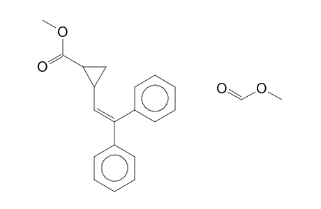 Cyclopropan-1,2-dicarboxylic acid, 3-(2,2-diphenylethenyl)-, dimethyl ester, trans