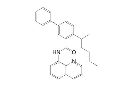 4-(hexan-2-yl)-N-(quinolin-8-yl)-[1,1'-biphenyl]-3-carboxamide