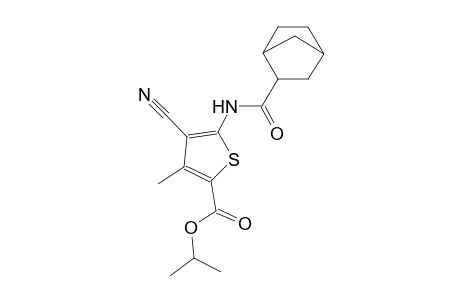 isopropyl 5-[(bicyclo[2.2.1]hept-2-ylcarbonyl)amino]-4-cyano-3-methyl-2-thiophenecarboxylate