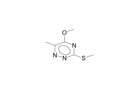 5-Methoxy-6-methyl-3-(methylthio)-1,2,4-triazine