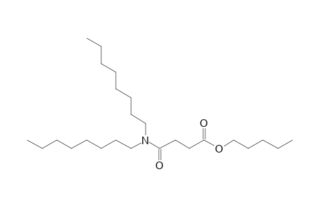 Succinic acid, monoamide, N,N-dioctyl-, pentyl ester