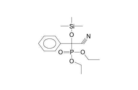 DIETHYL ALPHA-TRIMETHYLSILOXY-ALPHA-CYANOBENZYLPHOSPHONATE