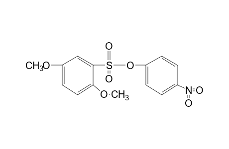 2,5-dimethoxybenzenesulfonic acid, p-nitrophenyl ester