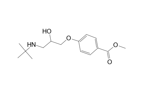 Benzoic acid, 4-[3-[(1,1-dimethylethyl)amino]-2-hydroxypropoxy]-, methyl ester