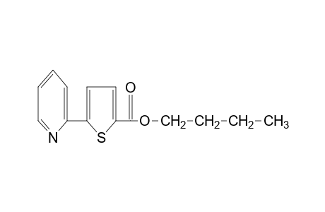5-(2-pyridyl)-2-thiophenecarboxylic acid, butyl ester