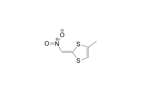 4-Methyl-2-[(E)-1-nitromethylidene]-1,3-dithiole