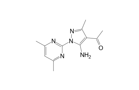 1-[5'-Amino-1'-(4'',6''-dimethylpyrimidin-2''-yl)-3'-methylpyrazol-4'-yl]-ethanone