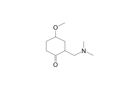 2-Dimethylaminomethyl-4-methoxy-cyclohexanone