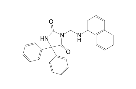 5,5-Diphenyl-3-[[(1-naphthyl)amino]methyl}hydantoin