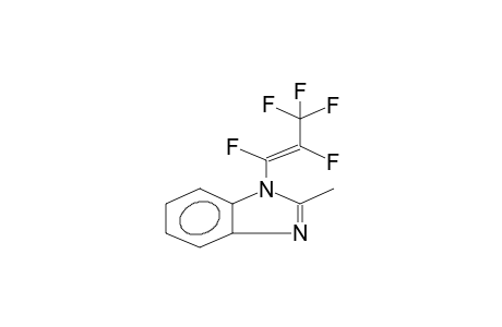 (E)-1-(PERFLUORO-1-PROPENYL)-2-METHYLBENZIMIDAZOLE