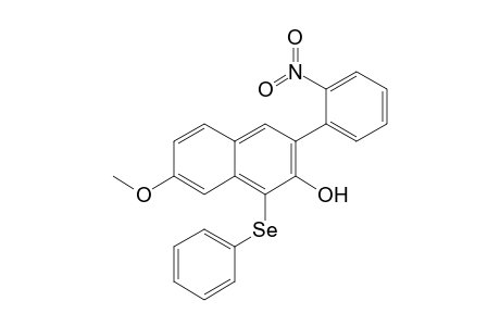 7-Methoxy-3-(2-nitro-phenyl)-1-phenylselanyl-naphthalen-2-ol