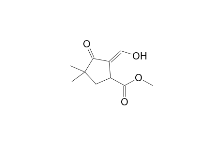 2-Hydroxymethylene-4,4-dimethyl-3-oxocyclopentanecarboxylic acid, methyl ester