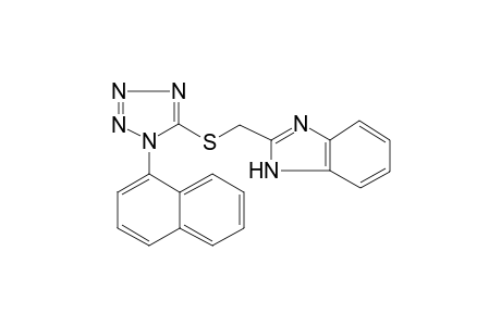 2-(1-Naphthalen-1-yl-1H-tetrazol-5-ylsulfanylmethyl)-1H-benzoimidazole