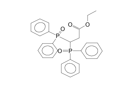 BETA,BETA-BIS(DIPHENYLPHOSPHINYL)PROPANOIC ACID, ETHYL ESTER