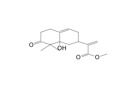 2-NAPHTALENEACETIC ACID, 1,2,3,4,4a,5,6,8a-OCTAHYDRO-8a-HYDROXY-8,8-DIMETHYL-.ALPHA.-METHYLENE-7-OXO- METHYL ESTER,