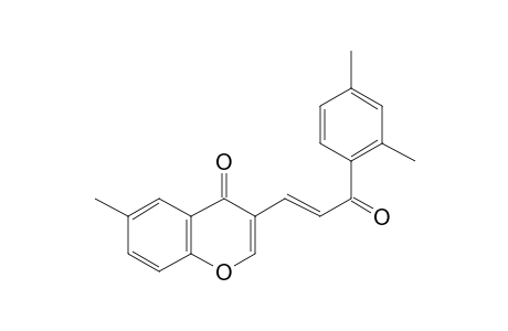 3-[3-(2,4-Dimethylphenyl)-3-oxoprop-1-en-1-yl]-6-methylchromen-4-one