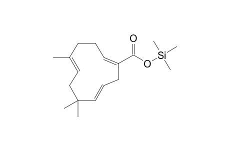 .alpha.-Humulen-14-oic acid, tms